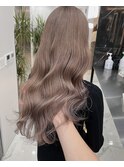 グレージュ/ベージュ/ダブルカラー/ブラウン/髪質改善/韓国