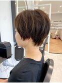 大人可愛いナチュラルショート