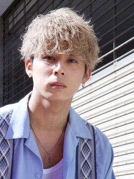 オーシャン トーキョー コウベ(OCEAN TOKYO KOBE) ニュアンスパーマダウンパーマ黒髪韓国マッシュフェザーパーマ