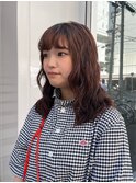 CAF FUKO ミディアムヘア/ドライパーマ/くせ毛風/大阪心斎橋