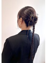 コワファースト  させぼ五番街店(COIFF1RST)&nbsp;三つ編みシニヨンかちもりarrange☆