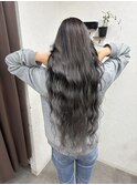 ブリーチカラーバレイヤージュ　　ラベンダーグレージュ