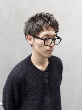 ローネス ギンザ(LONESS ginza) スパイキーショート × ナチュラルツーブロック