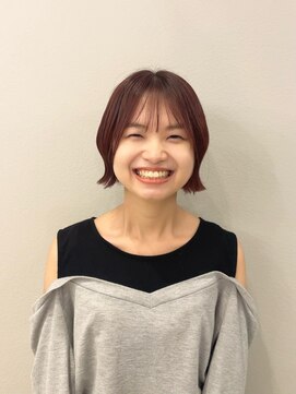 ロロネー 天満(Lolonois) 【Lolonois天満】ピンクブラウン×レイヤーボブ（御輿天使羽）