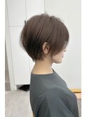ショート/ダークアッシュ/髪質改善/白髪ぼかし/似合わせ