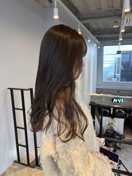 ヌープヘアーアイス(NUUP.hair ici) ★ブリーチなしチョコレートカラーアッシュブラウンベージュ春