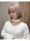 裾カラー 外ハネボブ