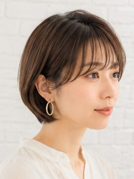 デュッカダブリュー(Duka W) コンパクトボブ×ベージュブラウン