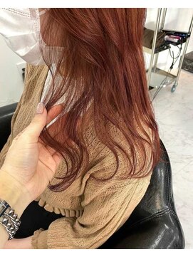 グラム 安城桜井店(gram) オレンジ_アプリコット_ケアブリーチ_髪質改善_16