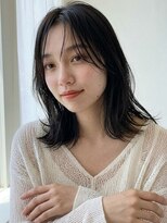フレイムス ヘアアンドリラックス 大宮東口店(Frames)&nbsp;大人可愛いミディアム20代30代40代◎前髪ありくびレイヤー大宮