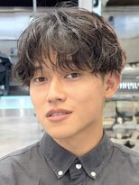 フィフス 大分(fifth)&nbsp;大分シャドウパーマメンズカットラウンドマッシュツーブロック