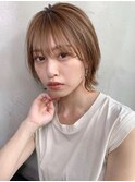 ブランジュワンサイドショートダブルバング小顔