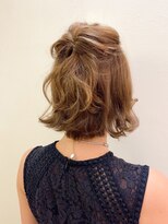 パティオン(PATIONN) お洒落で簡単にキマるミックスカールのハーフアップスタイル☆