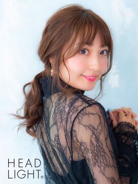 グラ デザイン アンド ヘアー 四条大宮店(GRAS DESIGN & HAIR by HEADLIGHT) ポニーテール風アレンジ