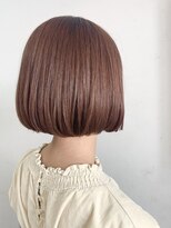 キャンバス バイ ネオリーブ 横浜西口(Canvas by neo.)&nbsp;ミニボブ×オレンジベージュ【miku】