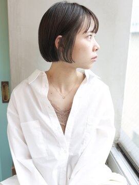 バース(BIRTH) 天神【BIRTH】シースルー前髪ミニボブ×イヤリングカラー