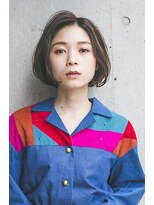 アグ ヘアー ハウル 三鷹台店(Agu hair howl)&nbsp;ルーズなカールが可愛いセンターパートボブ
