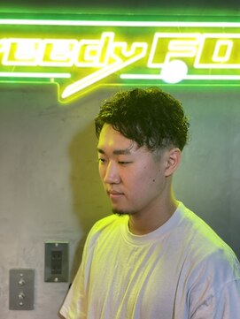 グリーディーフォックス 代々木(Greedy FOX) かき上げヘア/サイドパート/韓国マッシュ/フェードカット/代々木