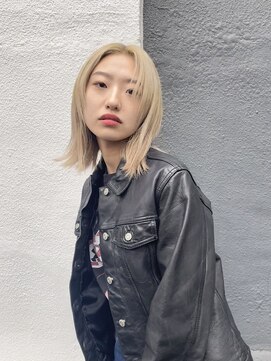 デヴェロペ(Devellope.) 【Devellope.】千葉担当 切りっぱなしボブ ブリーチ