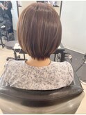 ショコラベージュ大人ショート☆ベビーバング