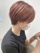 ジジ フィーカ 佐野(Gigi fika)&nbsp;似合わせショート/ピンクベージュ