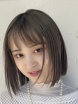 コークス 原宿 表参道(COKETH)&nbsp;大人　おしゃれ　ボブ　縮毛矯正　髪質改善　（浦本伸次）