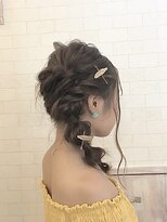 カリテス(XARITES)&nbsp;ガーリーゆるふわ編みおろし 結婚式 二次会 お呼ばれ イベント