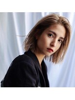 イミ(imi)&nbsp;大人ボブ/外ハネボブ/ブリーチカラー/小顔カット/髪質改善[登戸]