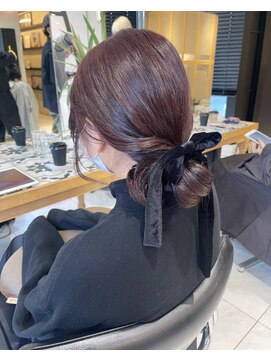 ヘアサロン ガリカ 表参道(hair salon Gallica) 大人ゆるふわラベンダーココアブリーチなしダブルカラー