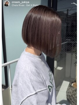 クリーム(CREAM) ラベンダーグレージュ×シャドールーツ