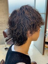 ツイストスパイラルパーマツーブロックツイストパーマメンズヘア