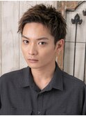 グレージュカラー小顔ハンサム耳だしベリーショートN草加