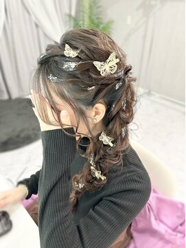 ヘアーメイクサロンアール(hair make salon R) 編みおろし