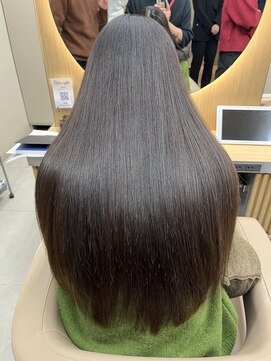 アース 天満橋店(HAIR & MAKE EARTH) 20代30代40代髪質改善カラーアッシュベージュ艶感ストレート