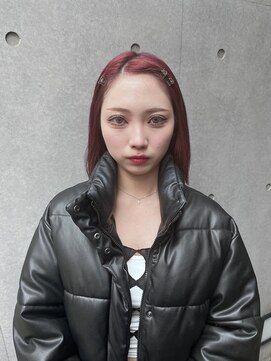 ゼスト 三鷹店(ZEST) 【赤髪ボブ】かっこいいボブカット　三鷹/吉祥寺　渚