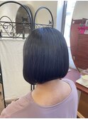 艶感ボブスタイル×ヘナカラー