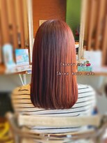 ピールアーク(peal ark)&nbsp;20代30代40代ブリーチなしくびれミディ×ピンクラベンダー