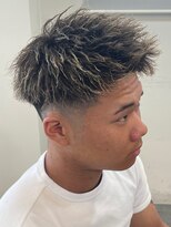 バース バイ ハピネス(BIRTH by happiness)&nbsp;奈良men'sツイストパーマフェードジェットモヒカン短髪