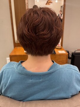 テテ ニコ(tete nico) 【大前晴奈】アプリコットオレンジ/ショートパーマ