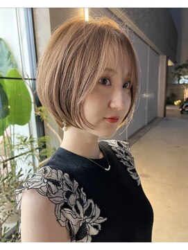 サンド 大阪梅田(sand) @shin__sandボブウルフ/ネビージュ/小顔/ワンレン/大阪梅田