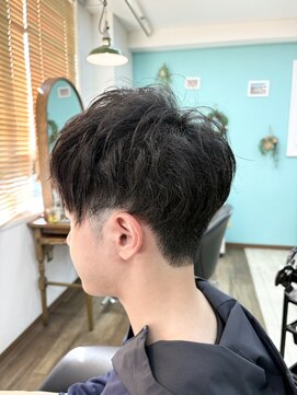 ブレス ヘアアンドスパ 湘南台(bless hair spa) レイヤーマッシュメンズスタイル
