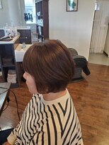 ツヤイロ 島田店&nbsp;40代50代ショートボブウルフカットボブウルフ韓国ネビージュ