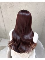 シェノン 近鉄奈良店(CHAINON)&nbsp;黒染めしてる方でも叶えるワインレッド