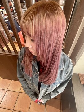 ダアッカ(da acca) ブラウンルーツピンク