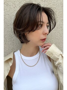 トルネード(TORNADO) 外国人風カーテンバングショートボブ　n7.4.27