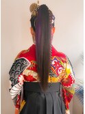 ロングポニーテール
