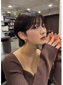 ショートカットショートヘアコンパクトショートボブ丸みショート