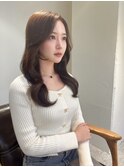 透け感、暗めカラー