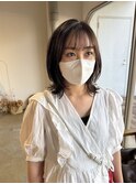 ミディアムレイヤーカット
