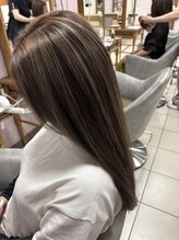 フィガロ デュデュ 新石切店(Figaro DOU DOU) #白髪をぼかすハイライト#白髪ぼかしハイライト#白髪染め